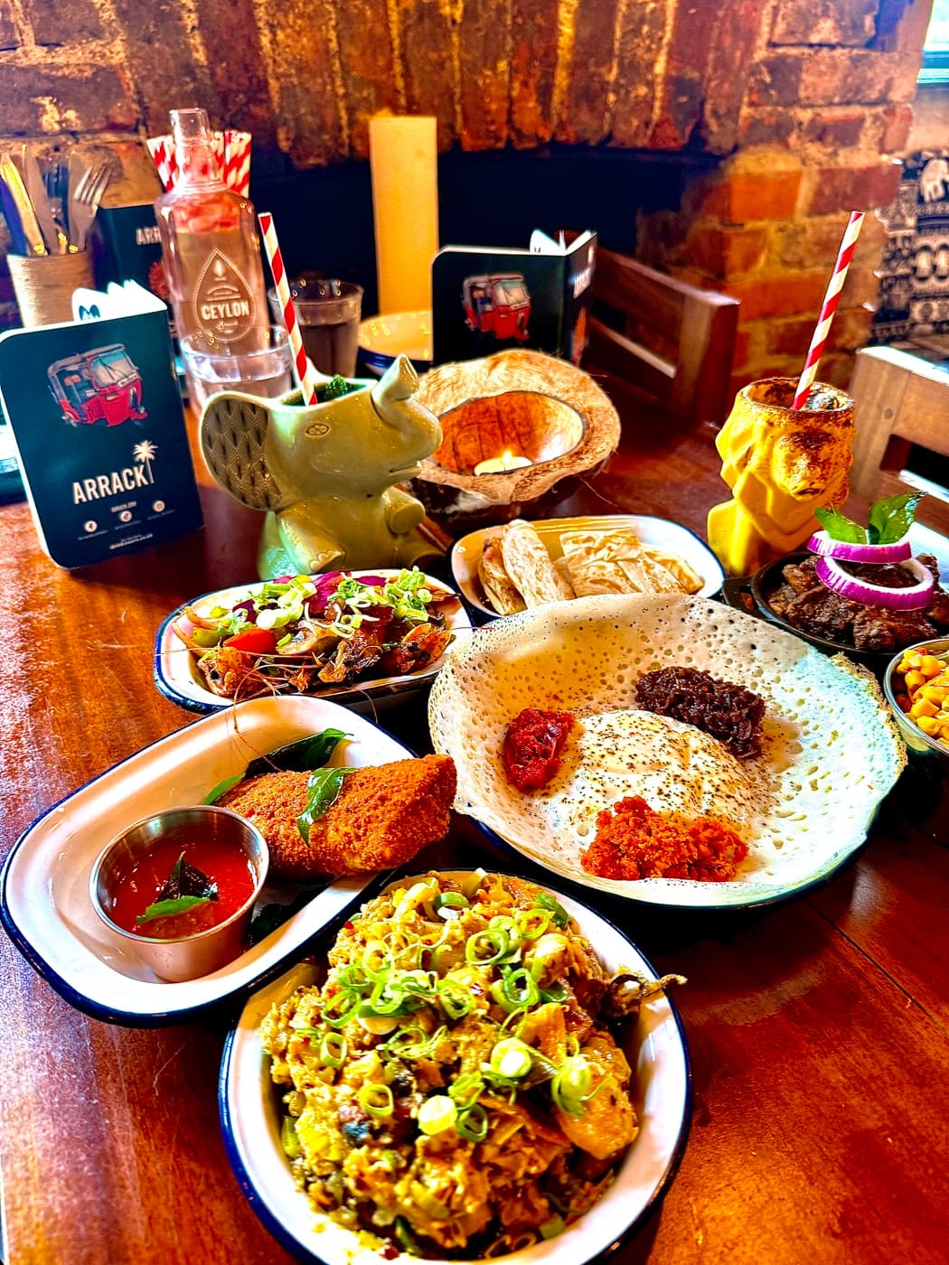 The Coconut Tree Oxford Review: Sri Lankan Flavour and Fire and Smoke Cocotails